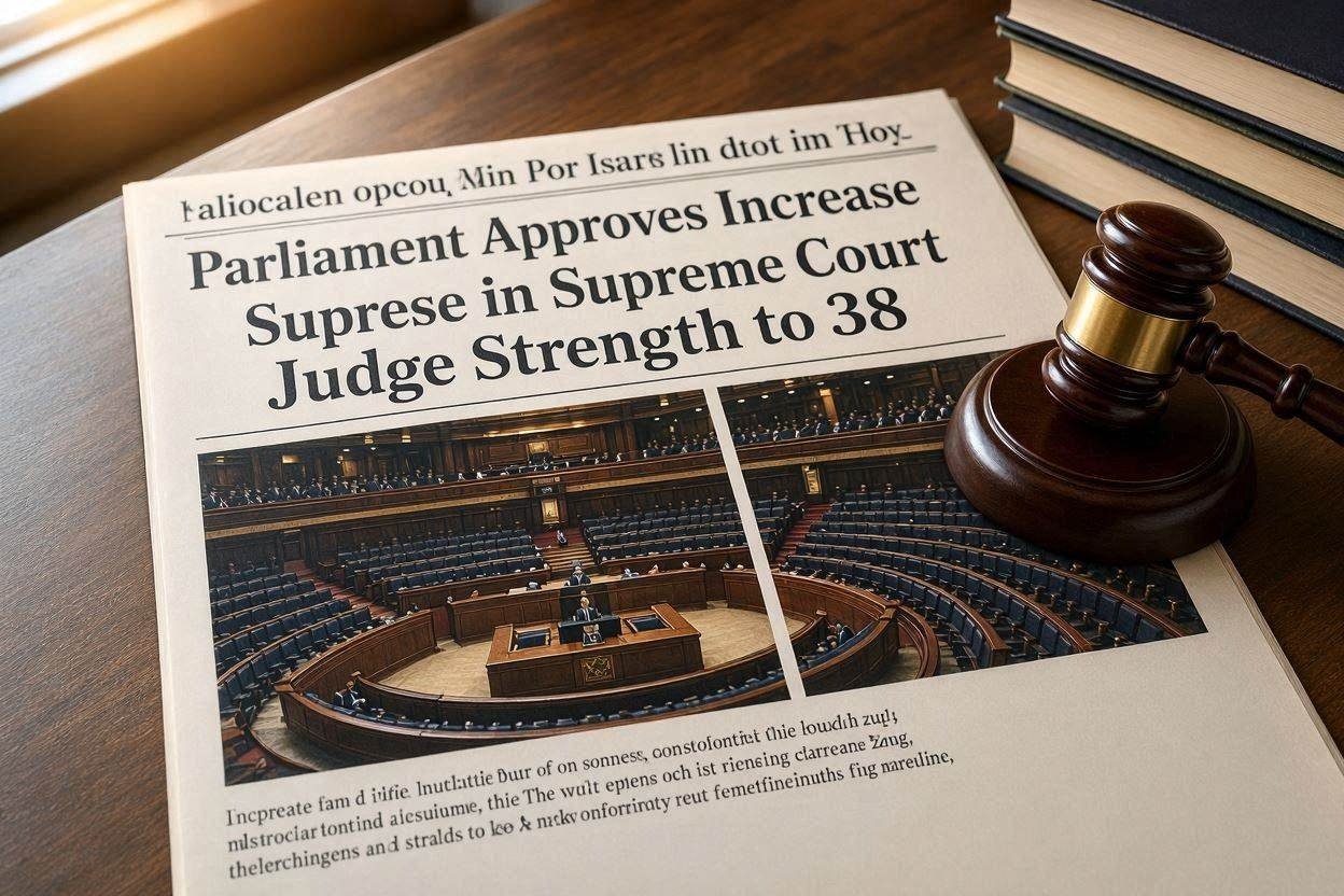 Parliament Clears Bill to Increase Supreme Court Judge Strength