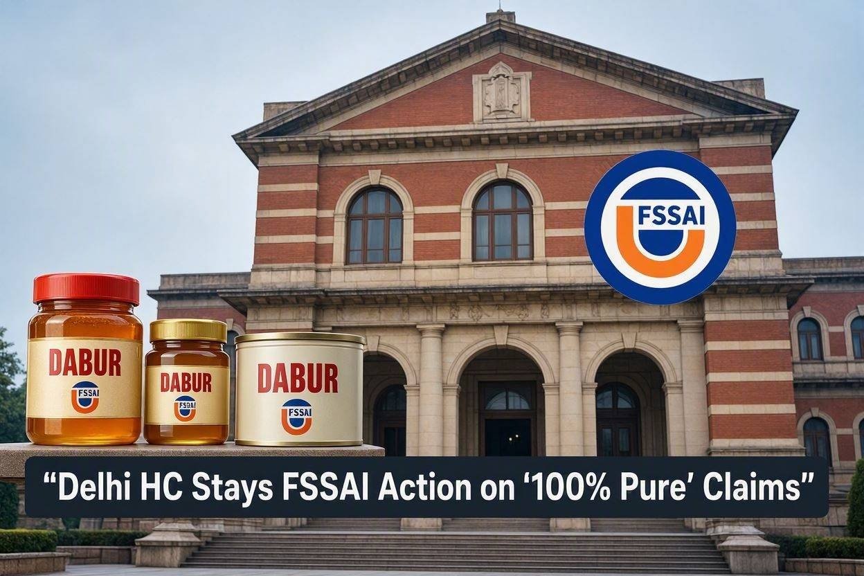 Delhi High Court Stays FSSAI Action Against "100% Pure" Product Claims