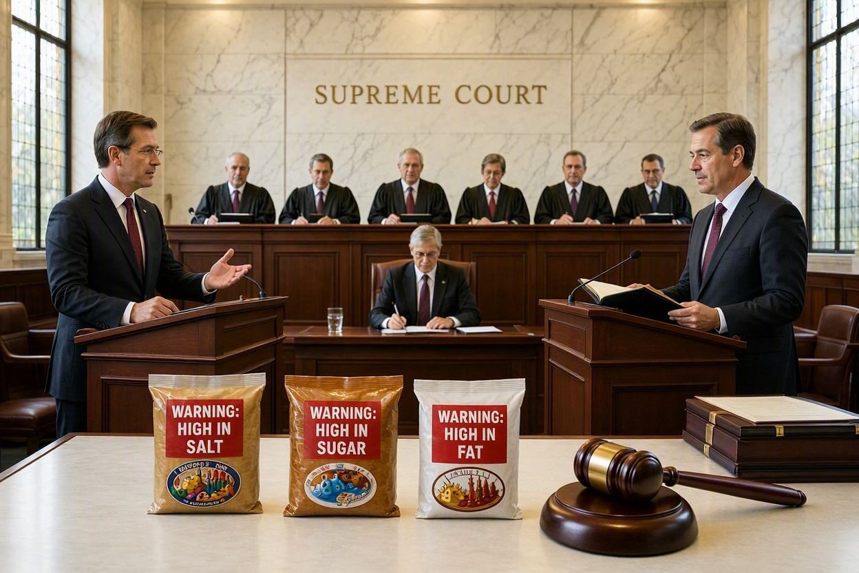 Plea in Supreme Court Seeks Warning Labels for Any Excess Salt, Sugar or Fat in Food Products