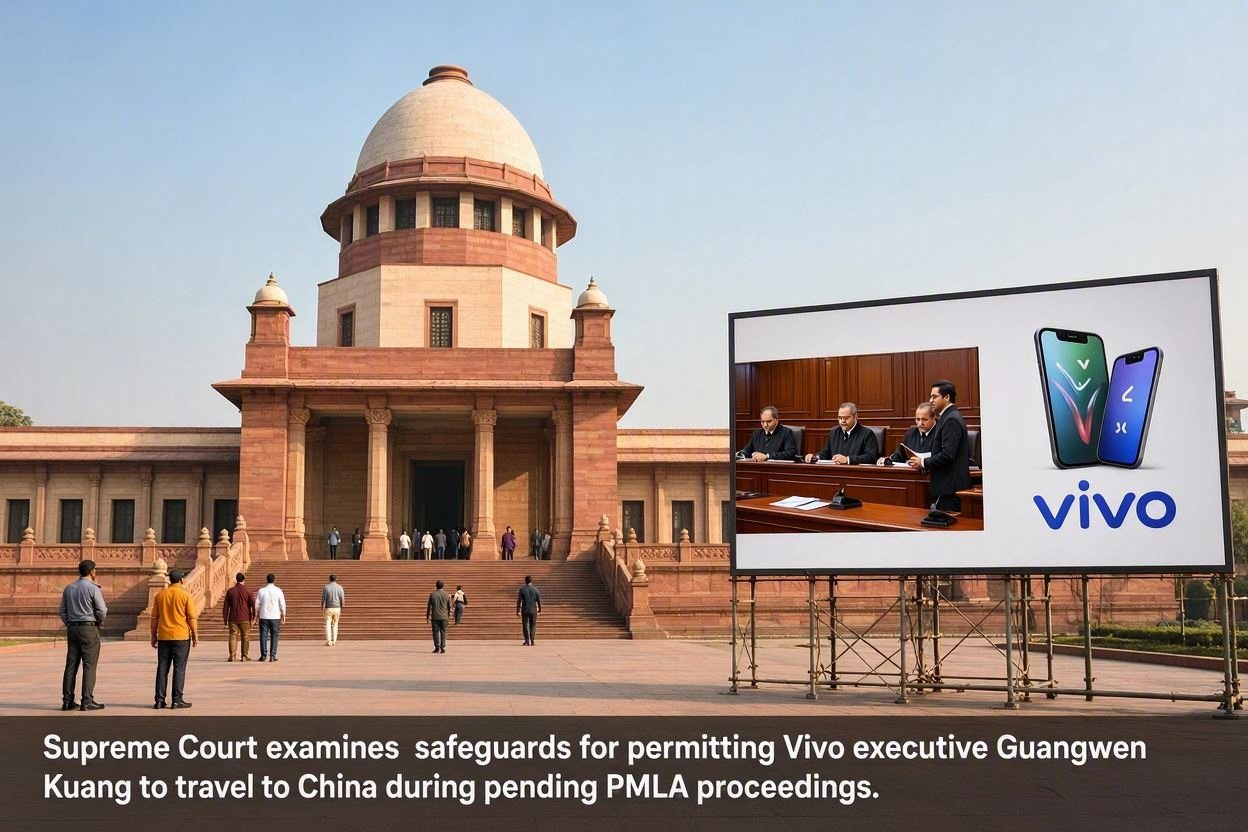 Supreme Court Questions Conditions for Vivo Executive's Travel to China