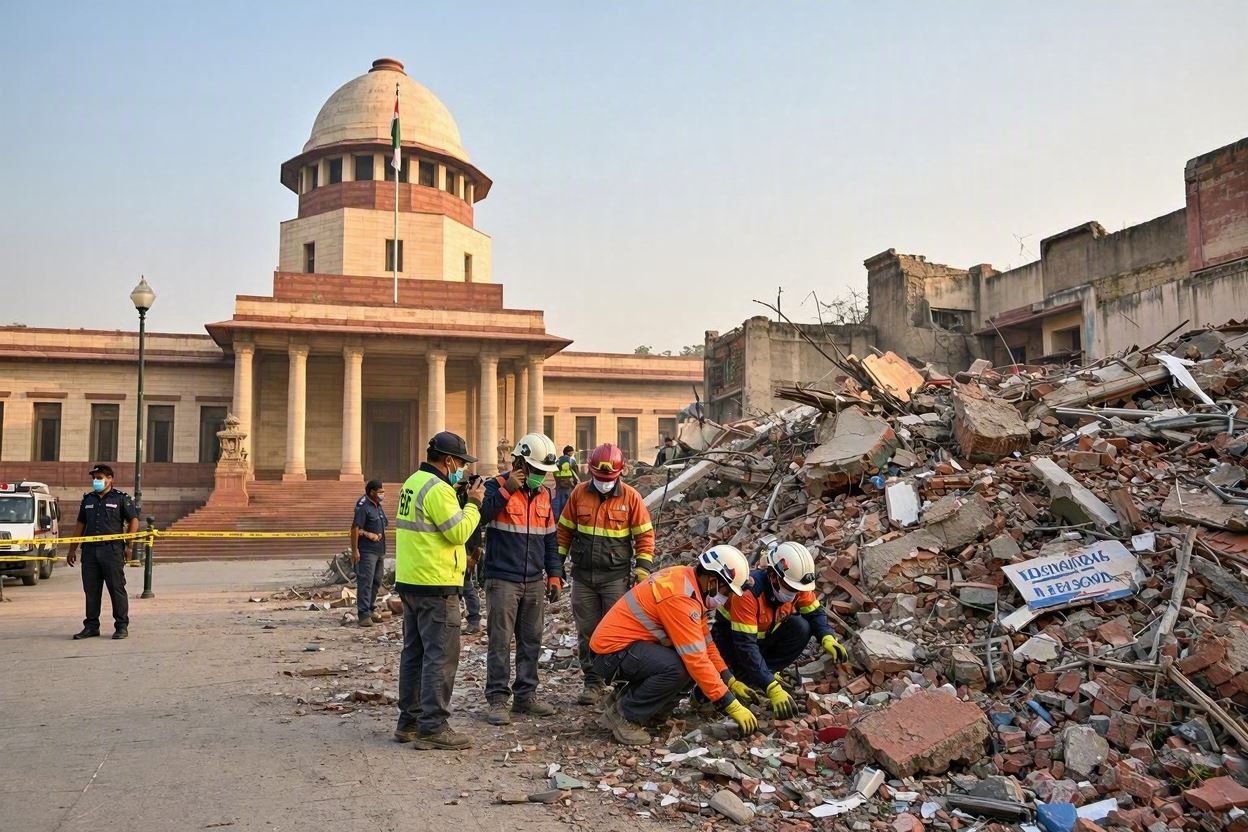 Supreme Court May Frame Pan-India Guidelines After Satya Niketan Building Collapse
