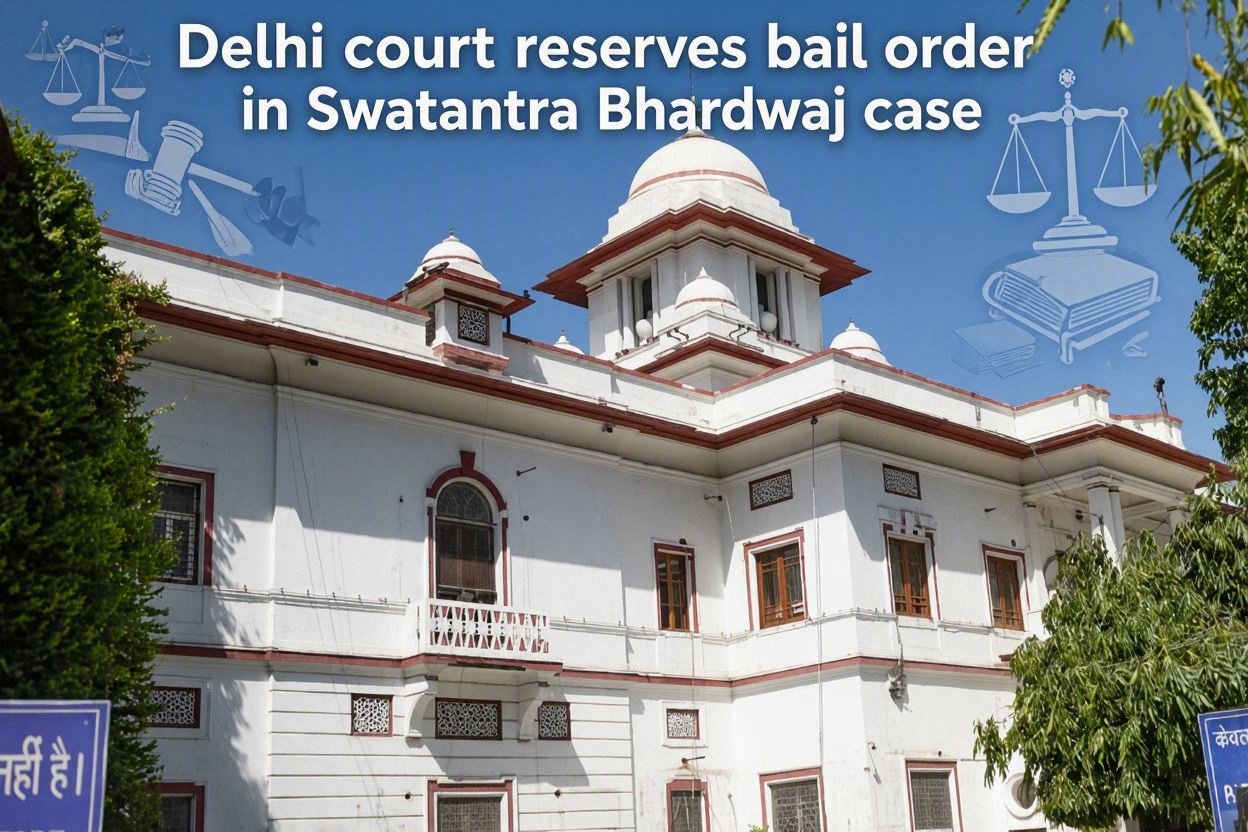 Delhi Court Reserves Order On Swatantra Bhardwaj's Bail Plea In CJP Protester Assault Case