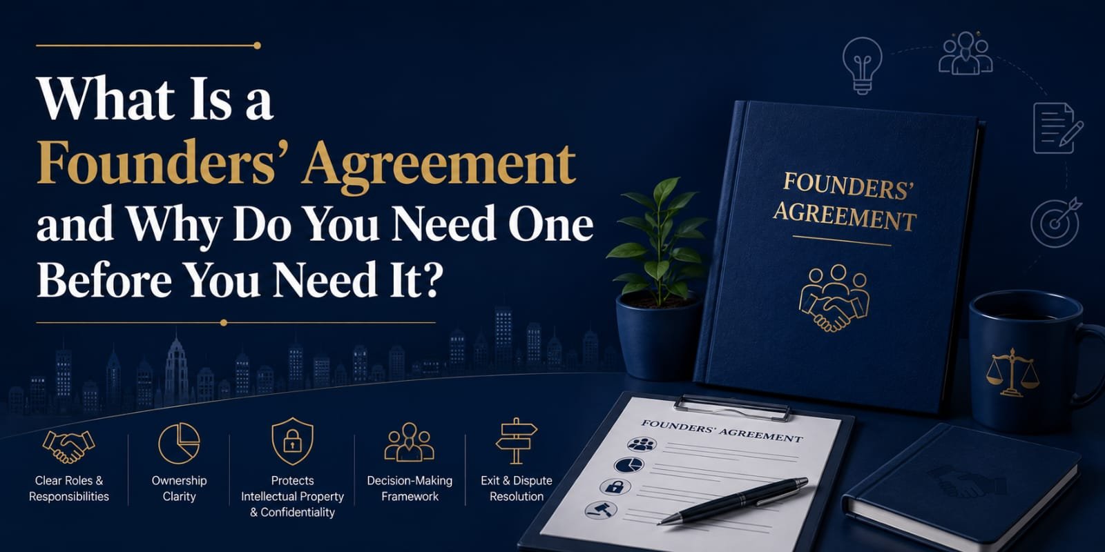 What Is a Founders' Agreement and Why Do You Need One Before You Need It?