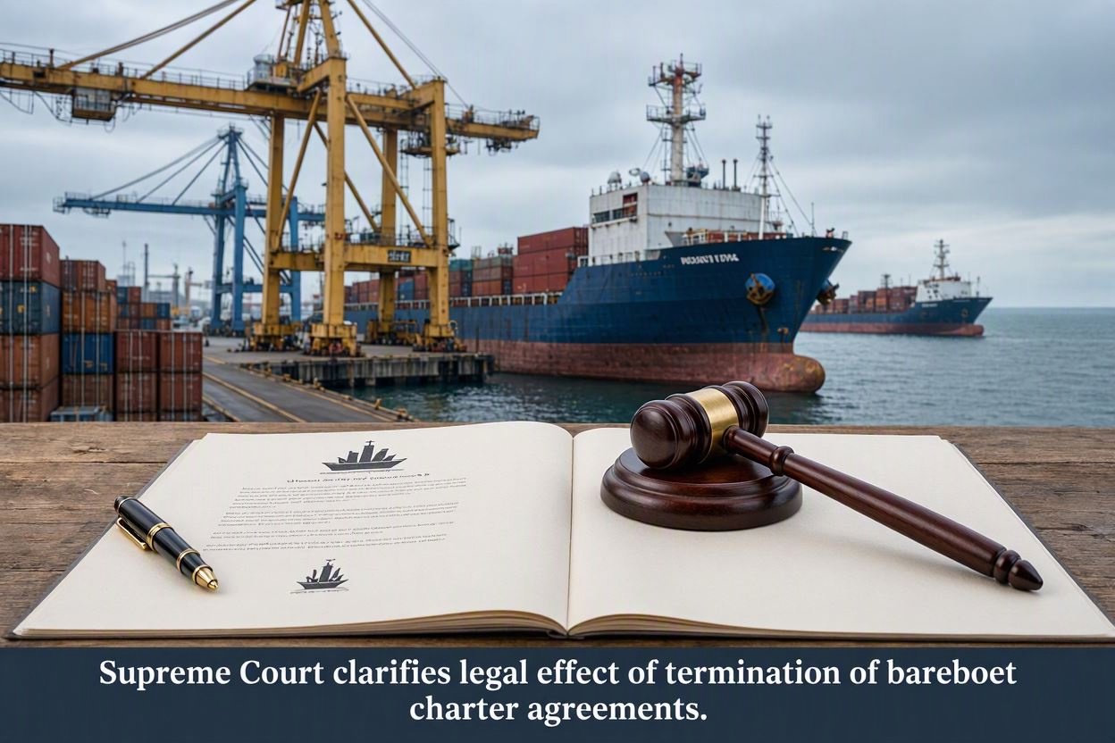 Supreme Court Rules Bareboat Charter Ends Upon Valid Termination, Even Without Vessel Repossession