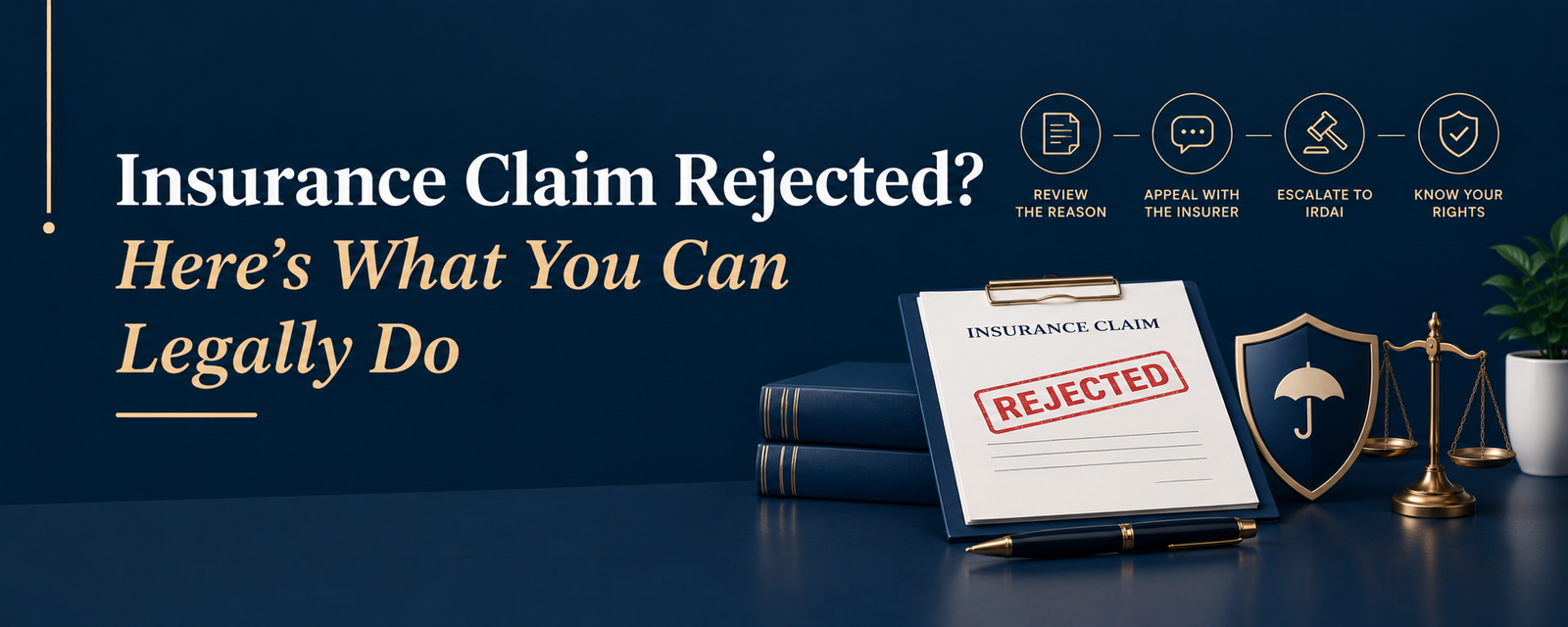 Insurance Claim Rejected? Here’s What You Can Legally Do