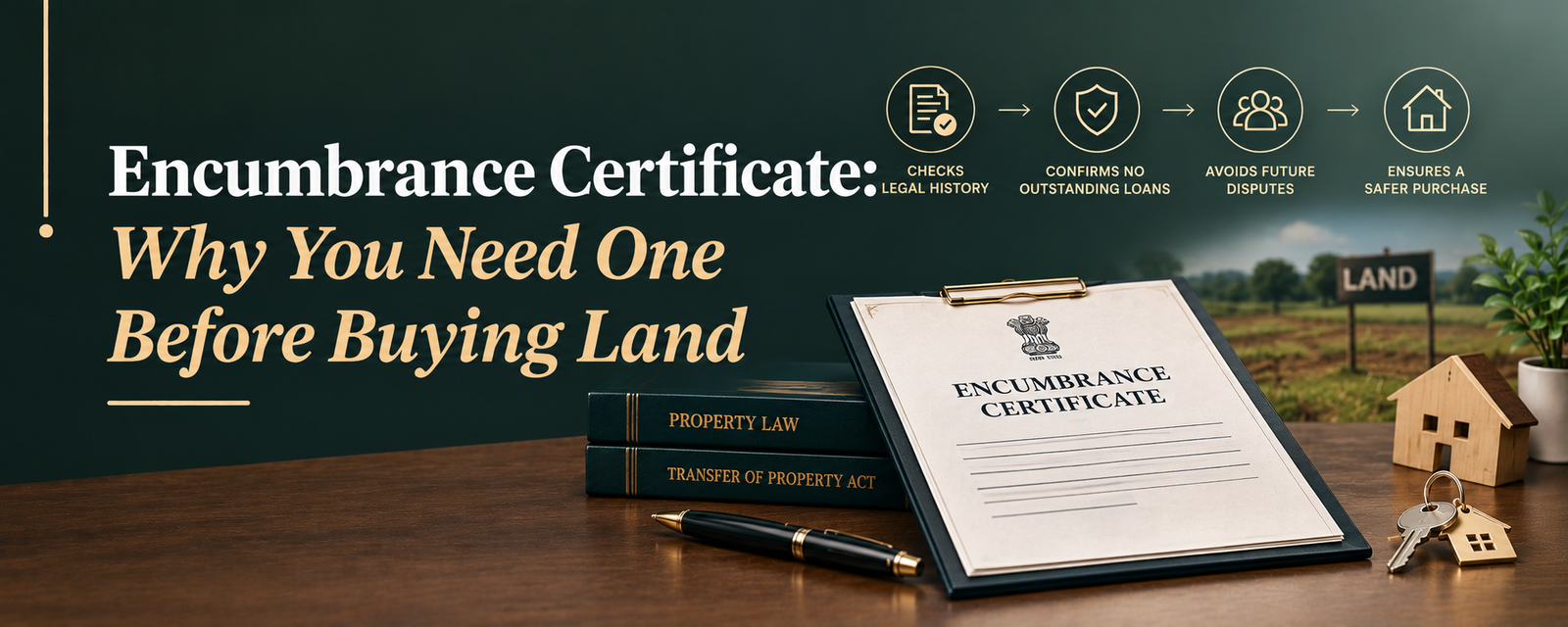 Encumbrance Certificate: Why You Need One Before Buying Land