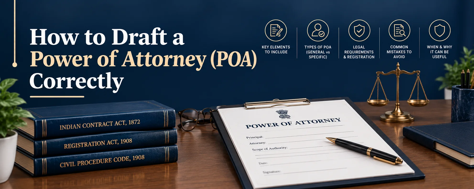 How to Draft a Power of Attorney (POA) Correctly